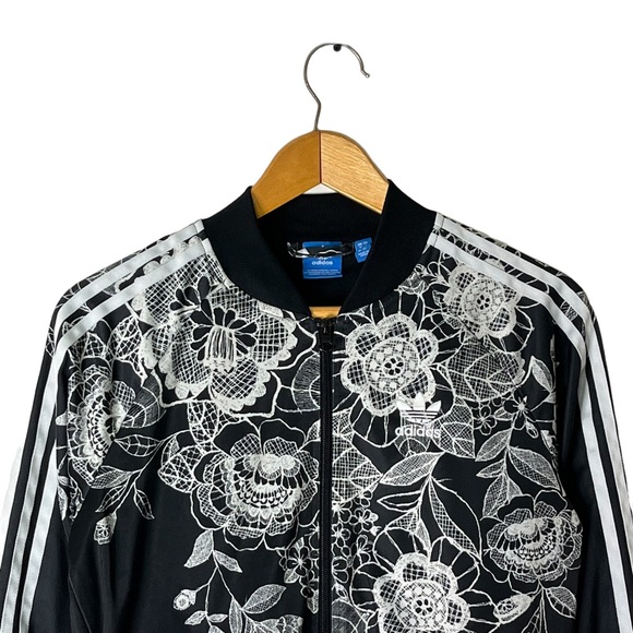 Adidas x Farm Rio Florido Bomber Jacket Limited Edition Size Small - Picture 4 of 14